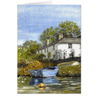 'Blue Dinghy' Card card