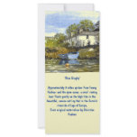 'Blue Dinghy' Large Bookmark / Rack Card