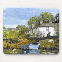 'Blue Dinghy' Mousepad