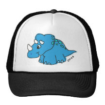 Blue Dino Mesh Hat