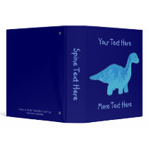 Blue Dinosaur Binder by Customizables Blue Dinosaur Binder