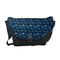 Blue Dinosaur Messenger Bag messenger bags