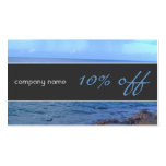 Blue Discount Card business cards