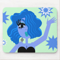 Blue Diva Mousepad