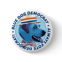 Blue Dog Democrat. Button 