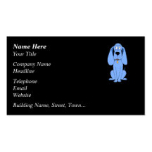Blue Dog. Hound. Business Cards
