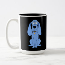 Blue Dog. Hound. Coffee Mugs