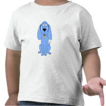Blue Dog. Hound. T-shirt
