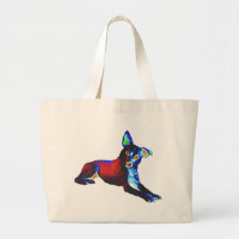 Blue Dog of Happiness Bag