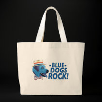 Blue Dog Rocks Bag by yellowdogdemocrat Blue Dog Rocks Bag