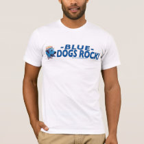 Blue Dog Rocks Shirt by yellowdogdemocrat Blue Dog Rocks Shirt