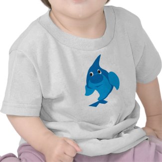 Blue Dolphin Baby T-shirt shirt