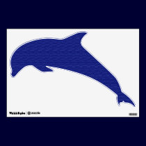 Blue Dolphin Wall Decal wall decals