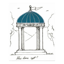 Blue Dome print