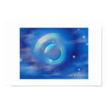 Blue Donut posters by ArtOfashanti Blue Donut posters
