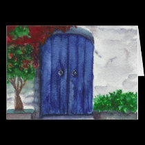 blue door Card