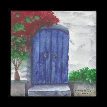 blue door Magnet