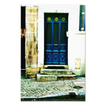 Blue Door Photographic Print