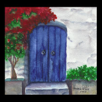 blue door Poster posters