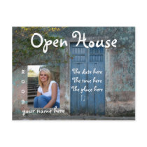 Blue Doors Open House Postcard
