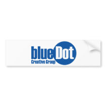 blue Dot Creative Group Products Bumper Sticker