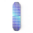 Blue Dot Fade with Natural Wood Background skateboards