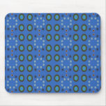 Blue Dot Pattern Mouse Pad