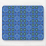 Blue Dot Pattern Mouse Pad