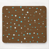 Blue Dots and Wave mousepads