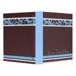 Blue Dots Avery Binder