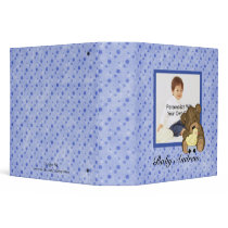Blue Dots Baby Album Binder