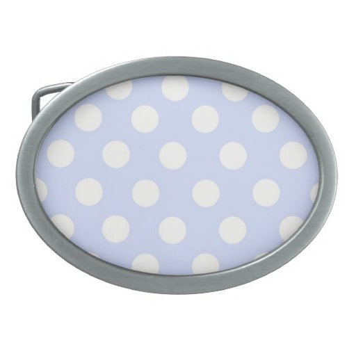 blue dots belt buckle