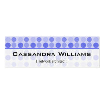 Blue Dots Network Micro Mini Business Cards