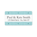 Blue Dots Textured Label labels