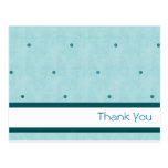 Blue Dots  "Thank You" postcards