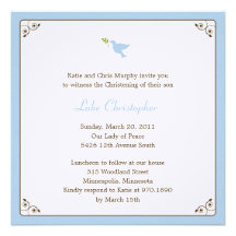 Baptism Invitation Template