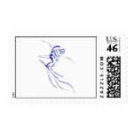 Blue Downhill postage
