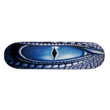 Blue Dragon Eye Skateboard Deck
