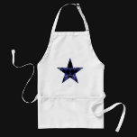 Blue Dragon Horns Star Kaleidoscope Mandala Aprons