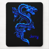 Blue Dragon Mousepad mousepads