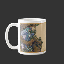Blue dragon mug - double dragon mugs