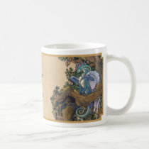 Blue dragon mug - double dragon mugs