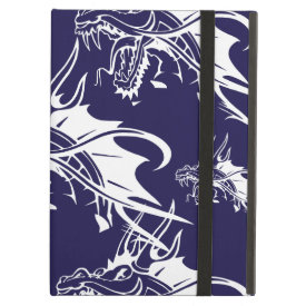 Blue Dragon Mythical Creature Fantasy Design iPad Folio Cases