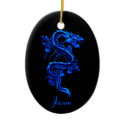 Blue dragon Ornament ornament