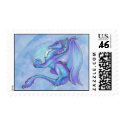 Blue Dragon Postage postage by WhimsyWorld Blue Dragon Postage postage
