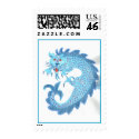 Blue Dragon Postage stamp