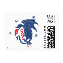 Blue Dragon Postage