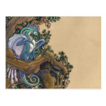 Blue dragon postcard