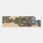 Blue dragon rectangular sticker bumper stickers
