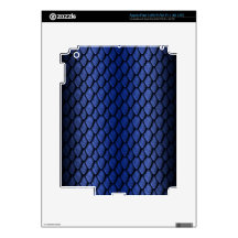 Blue Dragon Scales Skins For iPad 3